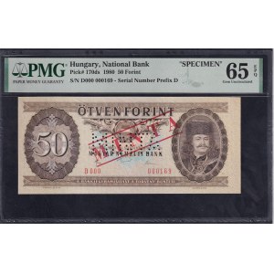 Hungary, 50 Forint, 1980, Gem UNC 65 EPQ