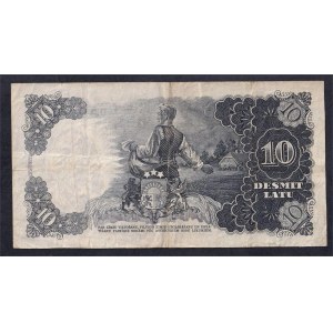Lotyšsko, 10 Latu, 1940, VF