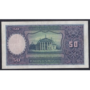 Lithuania, 50 Litu, 1928, XF
