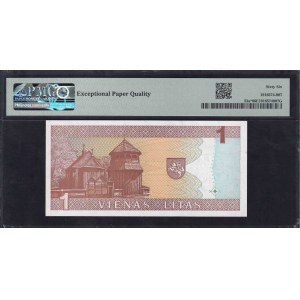Lithuania, 1 Litas, 1994, Gem UNC 66 EPQ, 'Replacement'