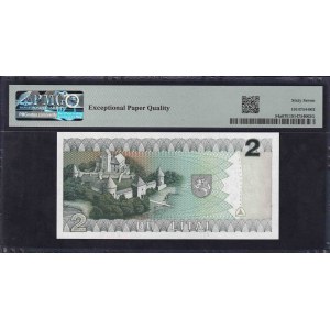 Lithuania, 2 Litai, 1993, Superb Gem UNC 67 EPQ