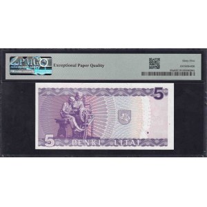 Lithuania, 5 Litai, 1993, Gem UNC 65 EPQ
