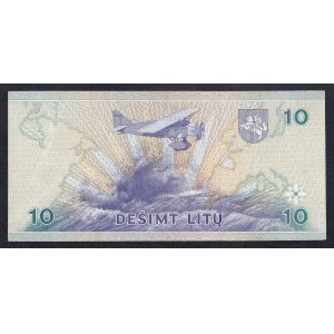 Lituanie, 10 Litu, 1997, XF