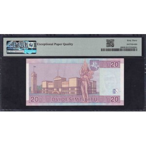 Lithuania, 20 Litu, 2007, Choice UNC 63 EPQ,