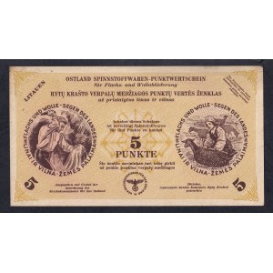 Lithuania, 5 Punkte, 1945, XF