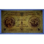 Lithuania, 5 Punkte, 1945, XF