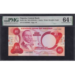 Nigeria, 1 Naira, 1979-1984, Choice UNC 64 EPQ
