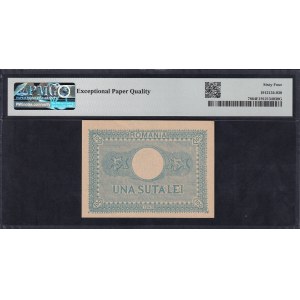 Romania, 100 Lei, 1945, Choice UNC 64 EPQ