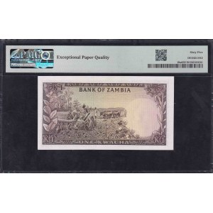 Zambia, 1 Kwacha, 1976, Gem UNC 65 EPQ