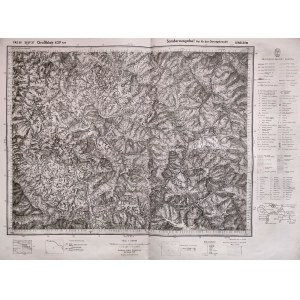 [Mapa] - Wojskowy Instytut Geograficzny - Kresy - Seneczów, Warszawa 1937 [ Niemiecka kopia mapy z okresu II Wojny Światowej]