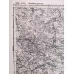 [Mapa] - Wojskowy Instytut Geograficzny - Słonim Zachód (obecnie Białoruś), Warszawa 1934 [ Niemiecka kopia mapy z okresu II Wojny Światowej]