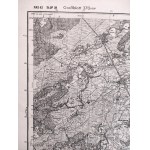 [Mapa] - Wojskowy Instytut Geograficzny - Kresy - Ratno, Warszawa 1931 [ Niemiecka kopia mapy z okresu II Wojny Światowej]