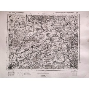 [Mapa] - Wojskowy Instytut Geograficzny - Kresy - Stryj, Warszawa 1933 [ Niemiecka kopia mapy z okresu II Wojny Światowej]