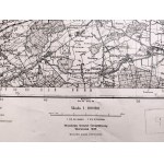[Mapa] - Wojskowy Instytut Geograficzny - Kresy - Stryj, Warszawa 1933 [ Niemiecka kopia mapy z okresu II Wojny Światowej]