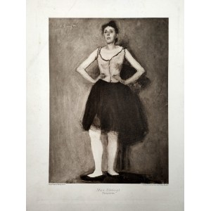Max Slevogt - Tanzerin - Dancer, printing by Carl Sabo, Berlin ca. 1900