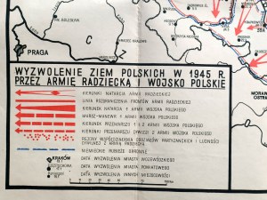 [Map] Liberation of the Polish Territories in 1945 by the Soviet Army and the Polish Army.