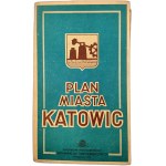Plan of the city of Katowice with index of streets, list of tramway bus lines, etc. - Warsaw 1957 [Katowice].