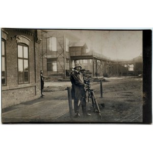 Fotografia kartonikowa - Kopalnia Węgla Kamiennego Silesia - Czechowice Dziedzice - pocz. XX wieku [ atelier Bielitz , Bielsko Biała]