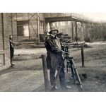 Fotografia kartonikowa - Kopalnia Węgla Kamiennego Silesia - Czechowice Dziedzice - pocz. XX wieku [ atelier Bielitz , Bielsko Biała]