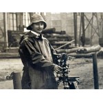Fotografia kartonikowa - Kopalnia Węgla Kamiennego Silesia - Czechowice Dziedzice - pocz. XX wieku [ atelier Bielitz , Bielsko Biała]