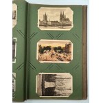 Art Nouveau album with 108 postcards from Europe - France, Germany, Austria, Czech Republic, Poland and others [ Cieszyn Silesia ].