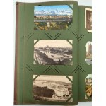 Art Nouveau album with 108 postcards from Europe - France, Germany, Austria, Czech Republic, Poland and others [ Cieszyn Silesia ].