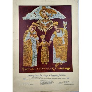 Miraculous Image of St. Joseph in the Kalisz Collegiate Church - Commemoration of the 50th anniversary of the proclamation of St. Joseph as the patron saint of the Diocese of Wloclawek - 1930.