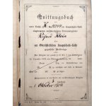 Receipt booklet and documents from the Luiza Mine in Zabrze and the Laura Steelworks in Siemianowice Ślaskie 1904 / 1921