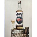 Boissons alcoolisées de Pologne - Alcoholic Beverages of Poland - Advertising, People's Republic of Poland [ Jarzębiak, Krupnik, Żubrówka, Wódka Wyborowa].