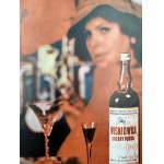 Boissons alcoolisées de Pologne - Alcoholic Beverages of Poland - Advertising, People's Republic of Poland [ Jarzębiak, Krupnik, Żubrówka, Wódka Wyborowa].