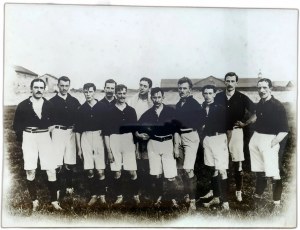 Photograph - Italian soccer team on the field - early 20th century, Atelier H. Conz Borgo Padova [Italy].