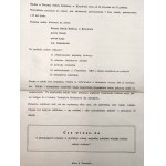 Prospekt reklamowy Szkoły Rolniczej w Krzyżewie - lata 50 XX wieku [ Podlasie]