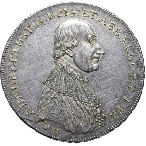 Niemcy, Fulda-biskupstwo, Adalbert von Harstall 1788-1802, talar 1796.