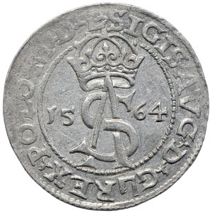 Zygmunt II August, trojak 1564 Wilno, L/L