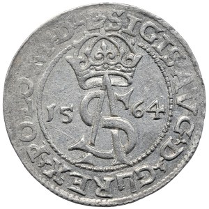Sigismund II Augustus, trojak 1564 Vilnius, L/L