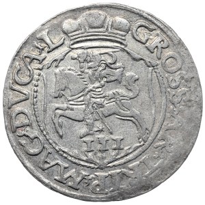 Zygmunt II August, trojak 1564 Wilno, L/L