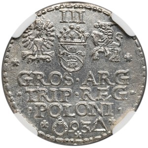 Zygmunt III Waza, trojak 1593, Malbork