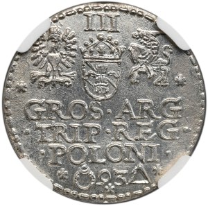 Sigismund III Vasa, trojak 1593, Malbork