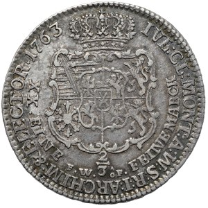 Fryderyk Krystian, 2/3 talara 1763 FWoF, Drezno