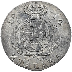 Księstwo Warszawskie, Fryderyk August I, 1/3 talara 1814