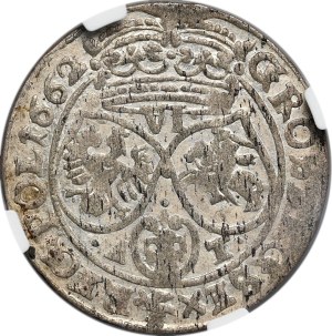 John Casimir, sixpence 1662 AT, Bydgoszcz