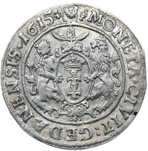 Sigismund III Vasa, ort 1615, Gdansk, newer type of bust, on reverse MON- ETA