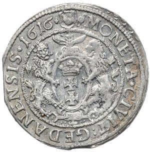 Sigismund III Vasa, ort 1616, Gdansk, older bust type