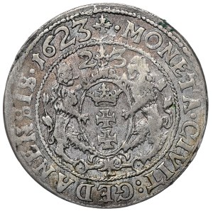Sigismund III Vasa, Ort 1623, Gdansk - double date