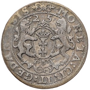 Zygmunt III Waza, ort 1625, Gdańsk