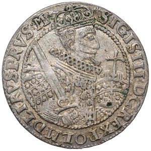 Zygmunt III Waza, ort 1622, Bydgoszcz, PRVS.M+, rzadszy typ szarfy