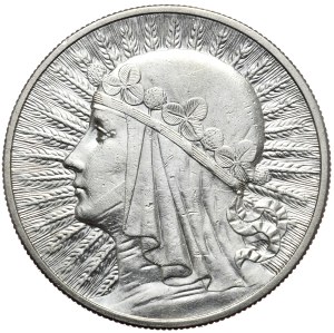 Second Republic, 10 gold 1932, female head, no mint mark, London