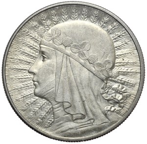 Second Republic, 10 gold 1932, female head, no mint mark, London