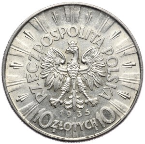 II Rzeczpospolita, 10 zloty 1935 Pilsudski, Warsaw