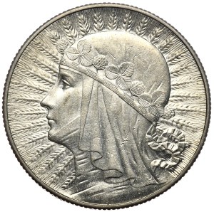 Second Republic, 5 gold 1932, female head, no mint mark, London